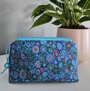 Small Quilted Cosmetic Pouch